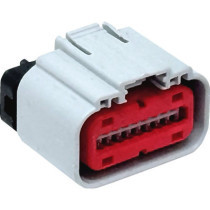 CONNECTOR FEMALE W/TERM 18-POS GRAY 69201440