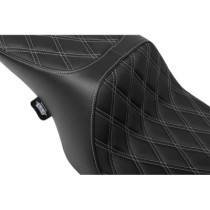 Predator 2-Up Seat - Double Diamond - Silver Stitching - FL