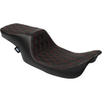 Predator 2-Up Seat - Double Diamond - Red Stitching - FL