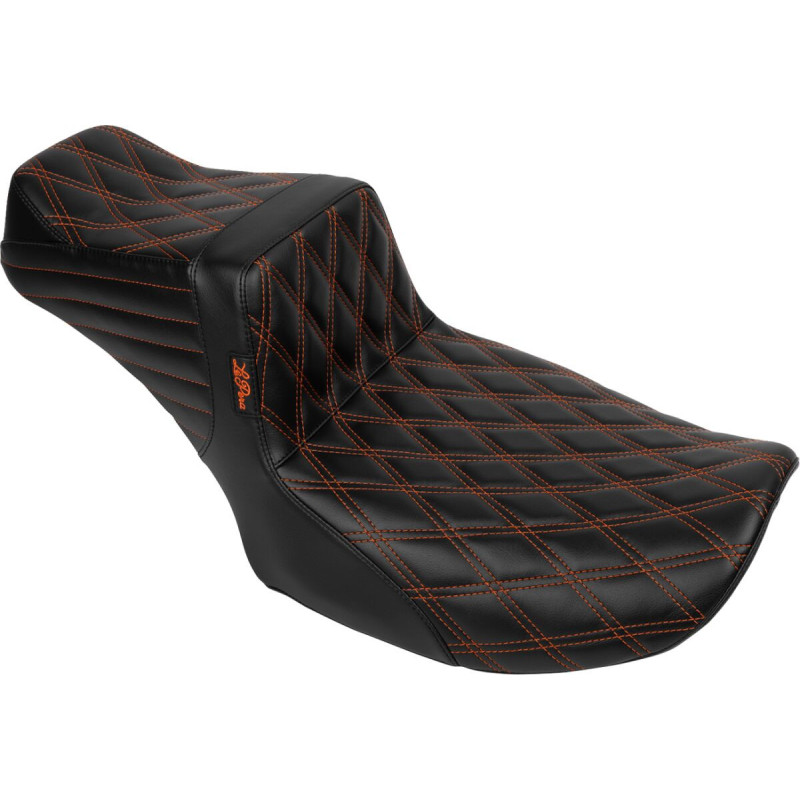 SEAT TAILWHIP DLL BURNT ORG DBL DMD 23,24 FLHXSE/FLTRXSE