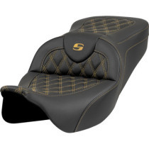 Roadsofa™ Seat - Lattice Stitch - Gold Stitch - w/o Backrest