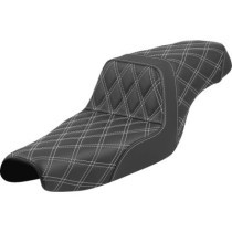 Step-Up Seat - Lattice Stitch - White Stitch - XL