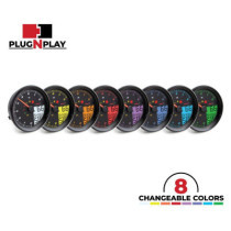 HD-05 MULTIFUNCTION METER DYNA MULTI FIT BLACK BEZEL