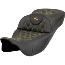 Roadsofa™ Seat - Lattice Stitch - Gold Stitch - Extended Reach - w/o Backrest