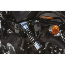 SIDE CARRIER SLC LEFT BLACK Harley Dyna models