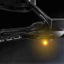 Clignotants LED avec Feu de Position Heinz Bikes Nano - Harley Davidson Softail à partir de 2018 - Noir