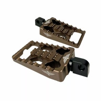 Repose pieds CONDUCTEUR Heinz bike MX V1 - Harley Davidson Softail à partir de 2018 - Bronze