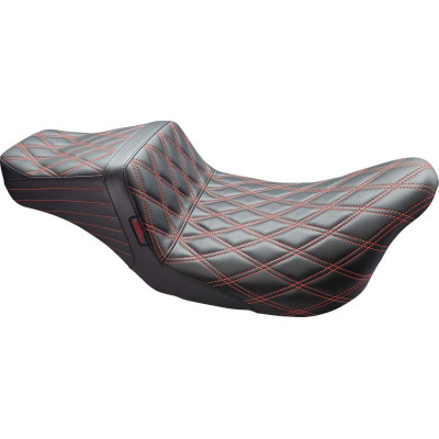 Tailwhip Seat - Double Diamond w/ Red Thread