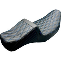 SEAT TAILWHIP DADDY LL DBL DIAMD W/BLUE THREAD 08-23 TOURING