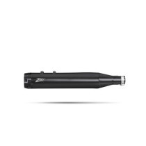 4.5 INCHES STAINLESS STEEL SLIP-ONS BLACK HOMOLOGATED