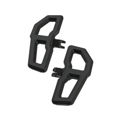  Mini Floorboard Footpeg Set Black Satin 