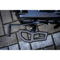  Mini Floorboard Footpeg Set Black Satin 