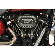  Drilled 117 Oval Airbox Air Cleaner Cover Bi-Color Anodized 