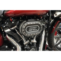  Drilled 117 Oval Airbox Air Cleaner Cover Bi-Color Anodized 