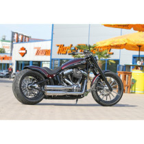  Rear Steel Fender for Twin Cam Softail (Narrow Frame) 260/18" Tire, With Taillight Raw 