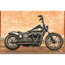  Rear Steel Fender for Twin Cam Dyna 260/18" Tire, With Taillight Raw 