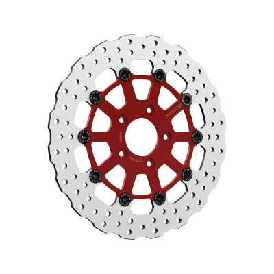 El Diabolo (Steve) Design Floating Brake Disc Red Inner Carrier 11,5" Rear