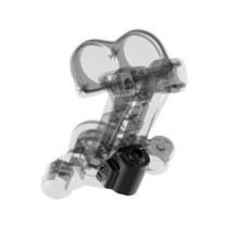  Club Style OE Ignition Switch and Steering Lock Cover Black Anodized 