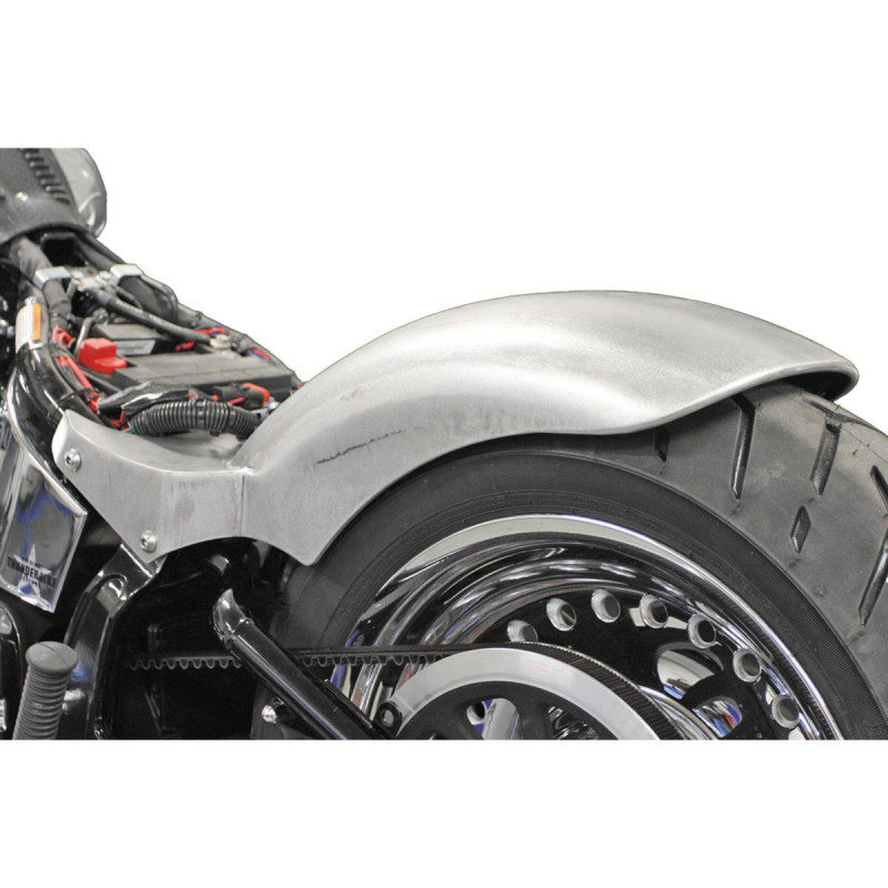 Rear Steel Fender for Twin Cam Softail (Narrow Frame) 260/18" Tire, No Lighting Raw