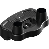  Reduced Reach Universal Riser Relocation Plate 40 mm Offset Black Anodized 