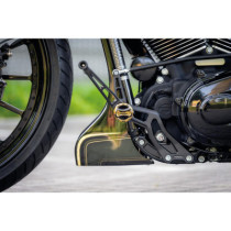  Phantom Mid- to Forward Control Conversion Kit for Softail M8 75 mm Further Forward Flat Black 