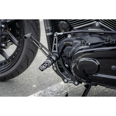  SP-S Short Shift- and Brake Peg Thunderbike Forward Control Systems Bi-Color Satin Pair 