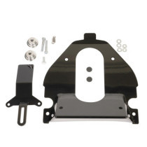  Titanium Solo Seat Mounting Kit Wide Frame Black 
