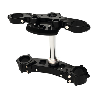  Shark 4° Triple Tree for Helix Touring Models For OE Telescopic Fork Black Anodized 