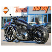  Rear Steel Fender for Twin Cam Dyna 260/18" Tire, With 3-in-1 Raw 