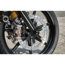  Seven Sins Wave Design Floating Brake Disc Black Inner Carrier 13" Front 