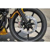  Seven Sins Wave Design Floating Brake Disc Black Inner Carrier 13" Front 