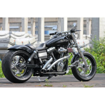  Rear Steel Fender for Twin Cam Dyna 260/18" Tire, No Lighting Raw 