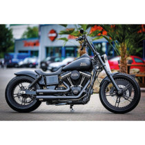  Rear Steel Fender for Twin Cam Dyna 260/18" Tire, With Taillight and Turn Signals Raw 