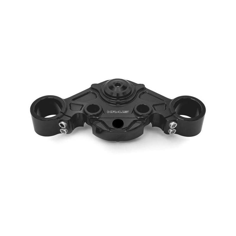 Kraus, Wolf One Gen II billet Bagger top clamp. Black