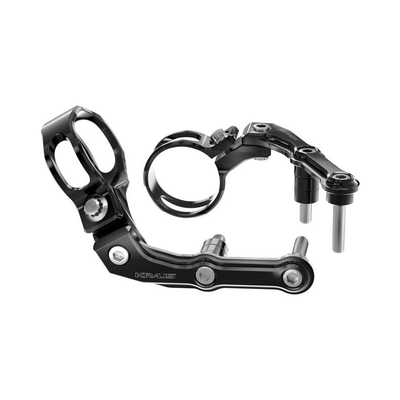 Kraus, Remote Reservoir Mounts for hlins. Black
