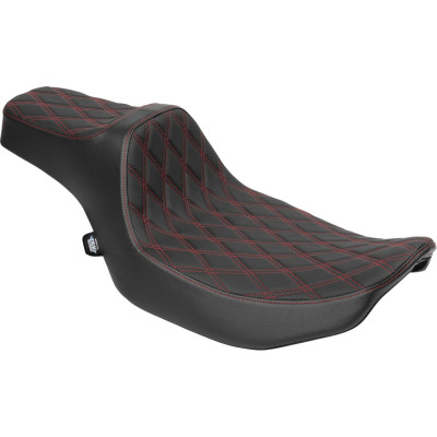Seat Predator III Ext Reach Vinyl Red DD Stch Touring CVO