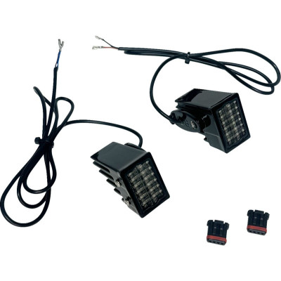 LIGHT HIGH PERFORMANCE LED R. TURN SIGNALS BLACK W/SMK LENS