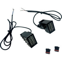 LIGHT HIGH PERFORMANCE LED R. TURN SIGNALS BLACK W/SMK LENS