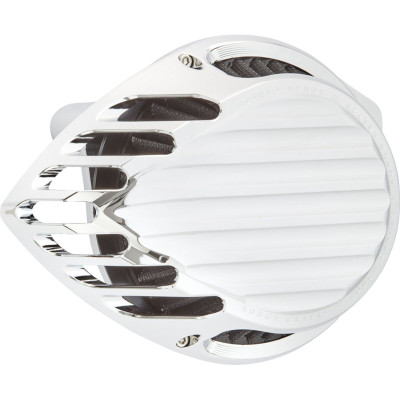 AIR CLEANER ROUGH CRAFTS ROUND CHROME