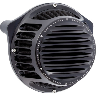 AIR CLEANER ROUGH CRAFTS ROUND ALL BLACK