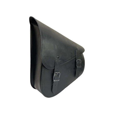  Leather Swing Arm Bag for Softails 5,5 Liter, Height: 350/150 mm, Width: 260 mm, Depth: 140 mm Black 