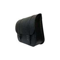  Leather Universal Saddlebag for Softails 27,7 Liter with Inside Flap, Height: 420 mm, Width: 440 mm, Depth: 150 mm Black 