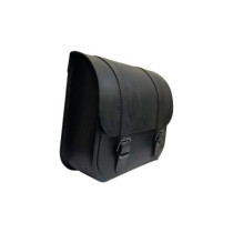  Leather Universal Saddlebag for Softails 27,7 Liter with Inside Flap, Height: 420 mm, Width: 440 mm, Depth: 150 mm Black 
