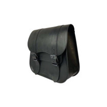  Leather Universal Saddlebag for Softails 15,9 Liter, Height: 350 mm, Width: 390/320 mm, Depth: 130 mm Black 