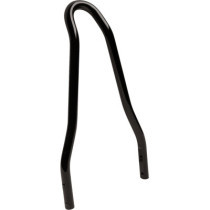 Sissy-Bar arrondie - 13" - Harley Davidson Dyna 2000/2005, Sportster à partir de 2004 - noir