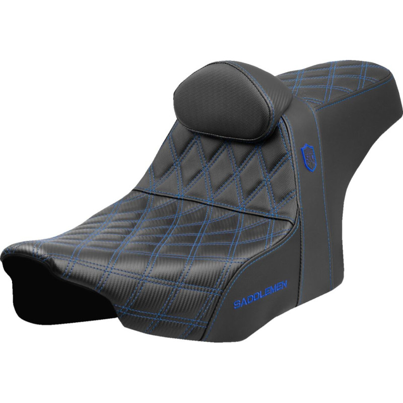 SEAT SDC PERFORMANCE GRIP W/ B/R BLUE STITCH