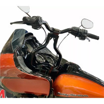 Guidon LA Choppers Kage Fighter - Diamètre 1"1/4 - Hauteur 14" - Harley Davidson Road Glide de 2015 à 2022 - Noir