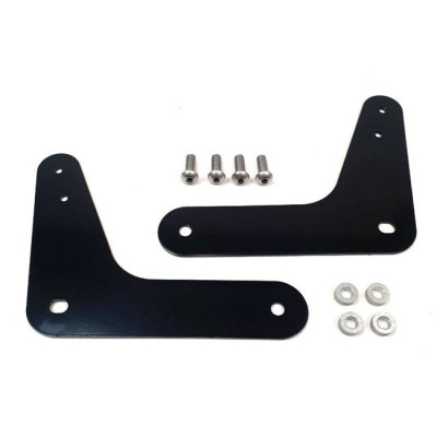 Westland Customs, sissybar side plates. Black