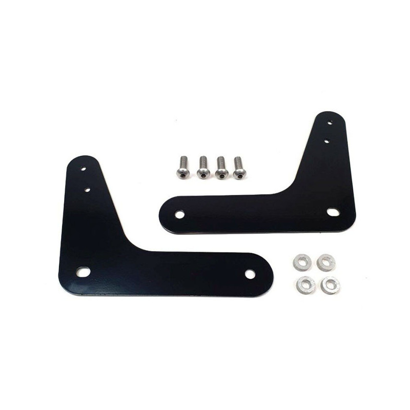 Westland Customs, sissybar side plates. Black