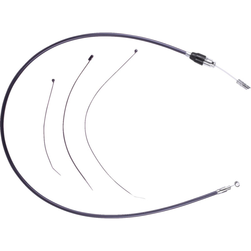 Quick Connect Clutch Cable - Upper - Black/Chrome